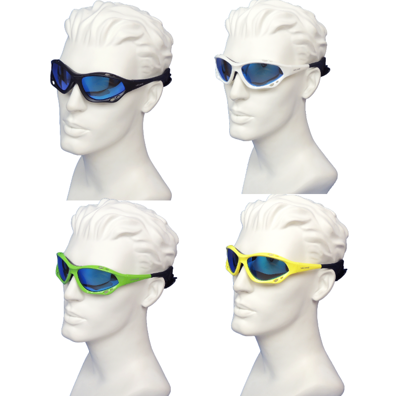 The sunglasses for water sports-blue color lens