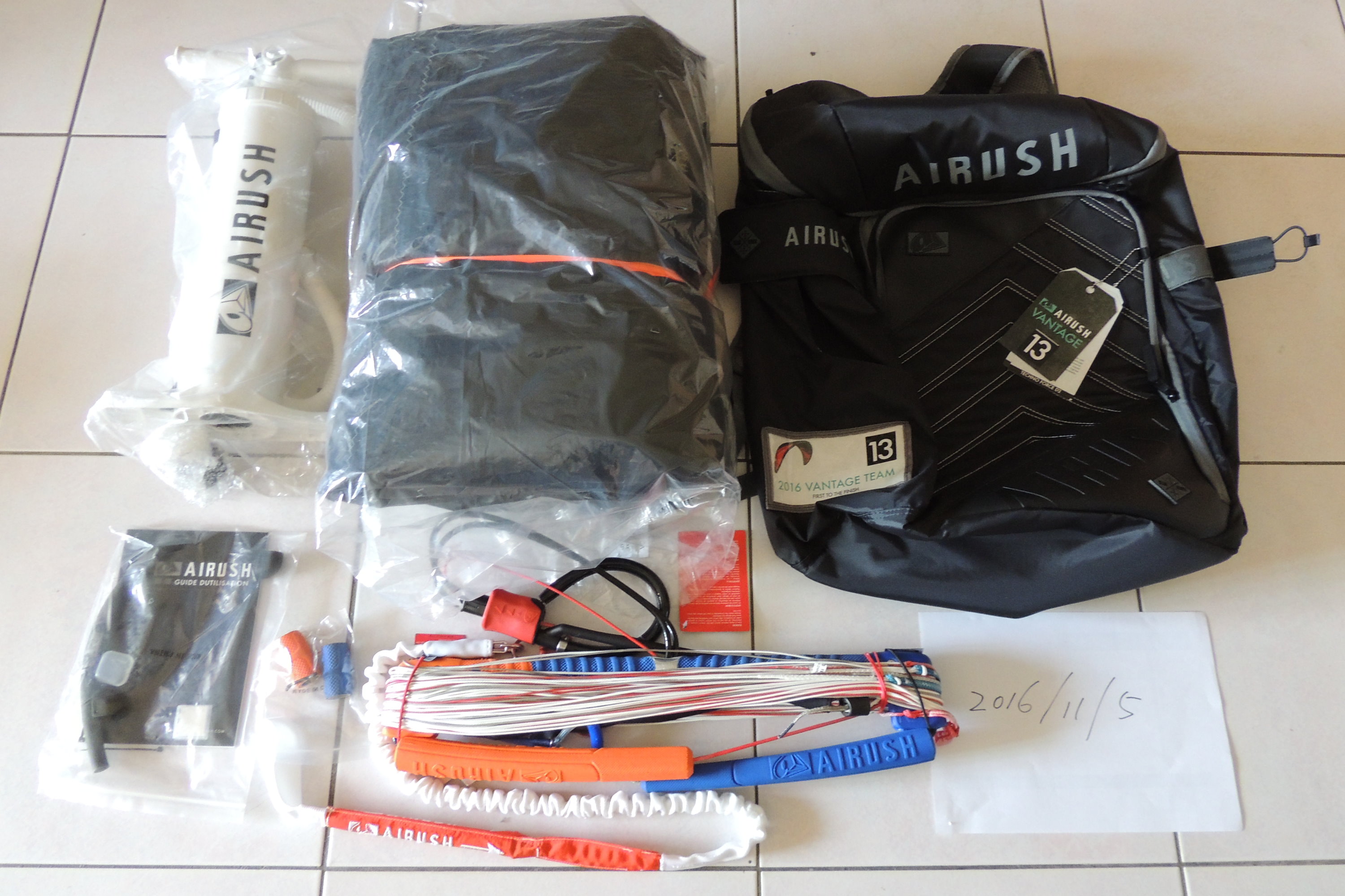 2016年 Airush Vantage 13m 風箏全配備 2016年 Airush Vantage 13m 風箏全配備